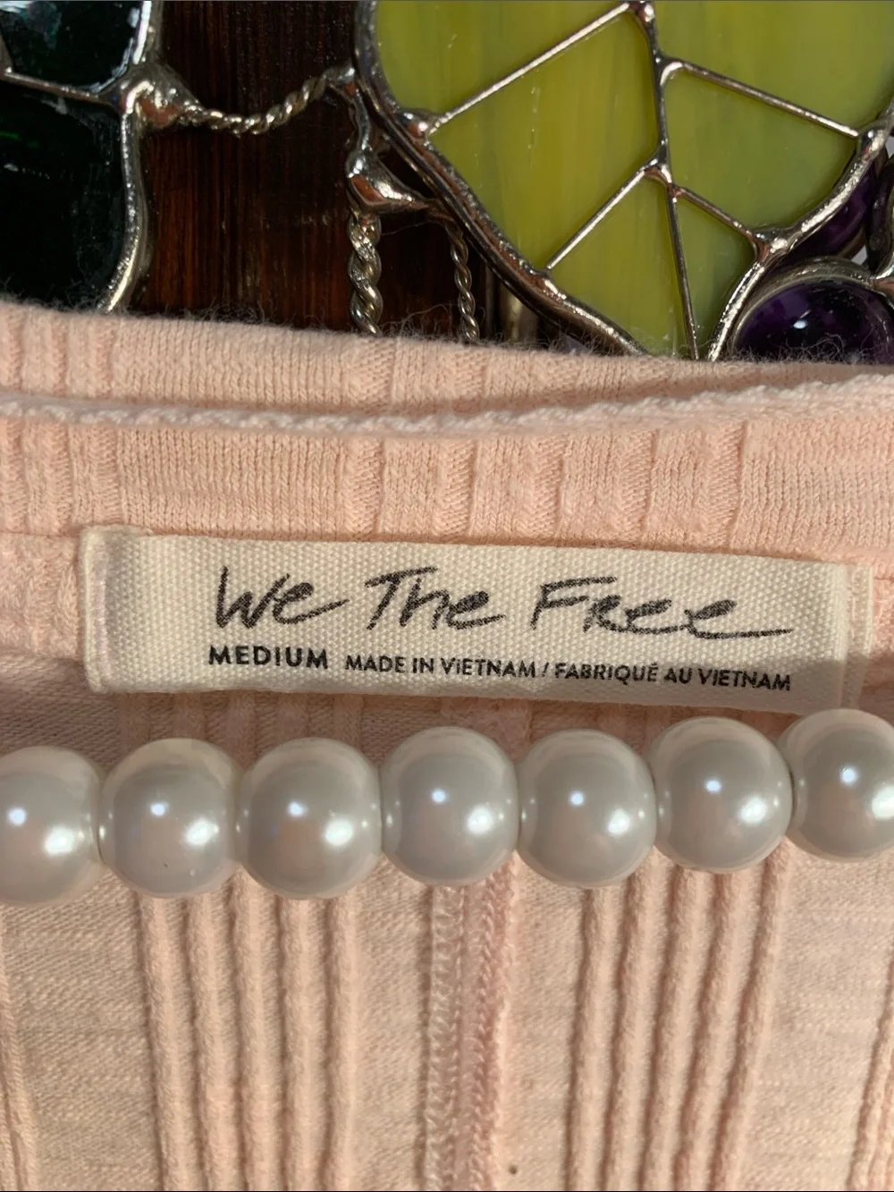 We the Free Misty Mountain Tie Dye Sleeves Size M